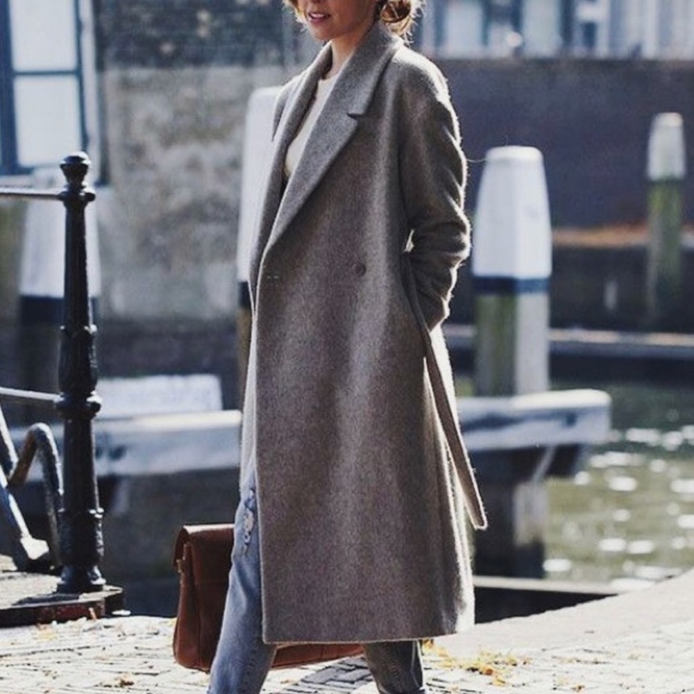 ISO long grey coat